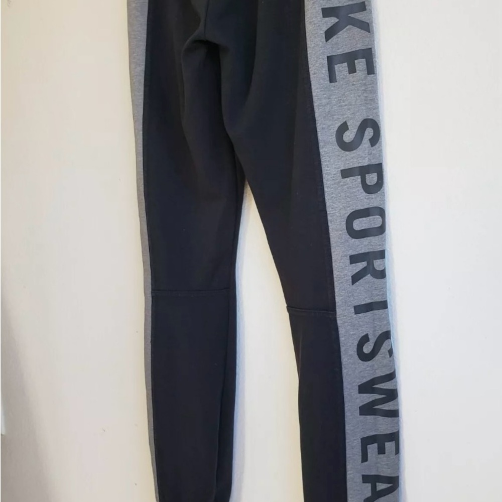 Nike Black and Gray Athletic Leggings
